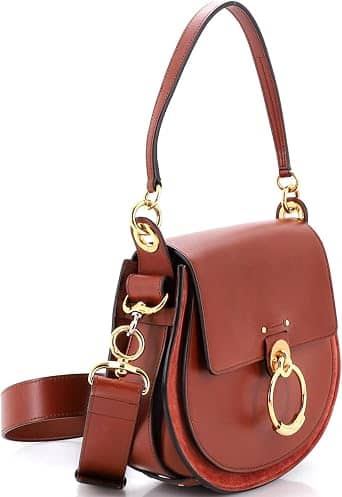 Chloé Tess Shoulder Bag Women's bags Small Full Blue Leather New