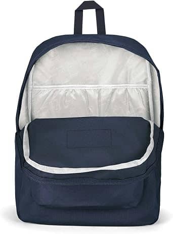 JanSport SuperBreak Plus Backpack Women's bags Grey 100% Recycled 600 Denier Polyester New