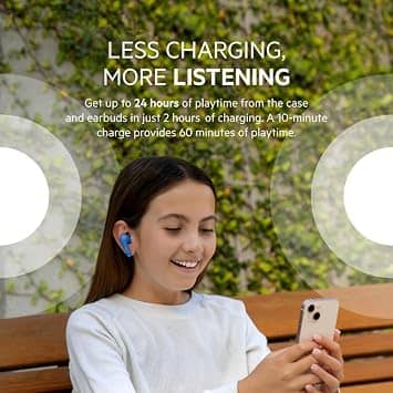 Belkin SOUNDFORM NANO Headphones & Earbuds Blue New