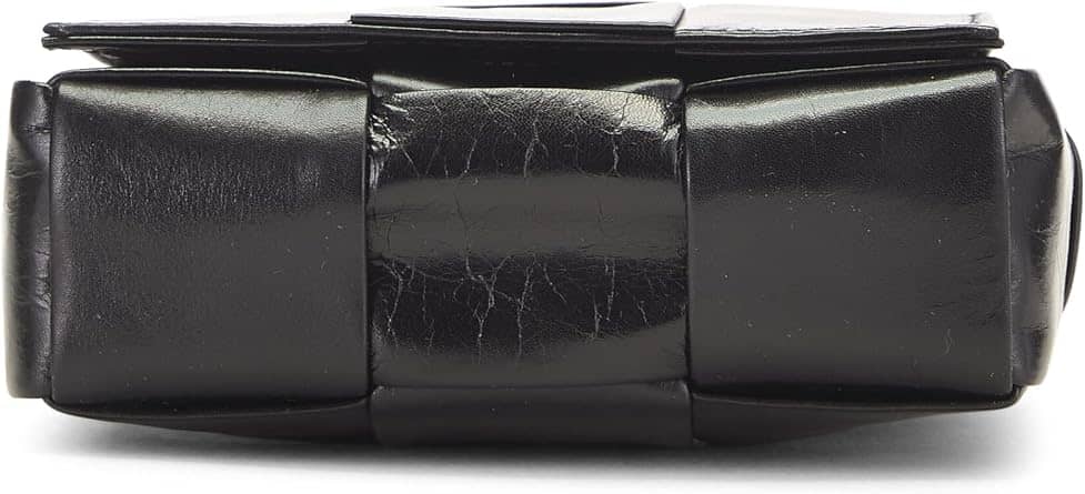 Bottega Veneta Candy Cassette Crossbody Women's bags Black Lambskin Maxi Intreccio New