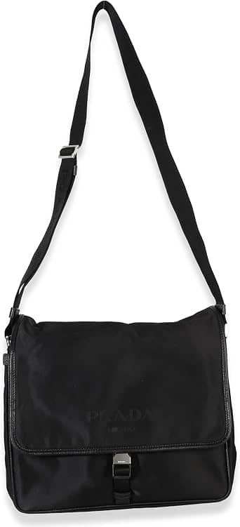 Prada Buckle Crossbody Women's bags Unspecified Black Nylon New