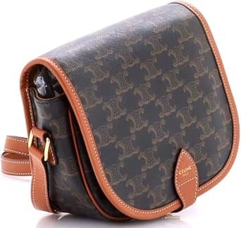 Celine Tabou Shoulder Bag Women's bags Medium Grey Smooth Calfskin New