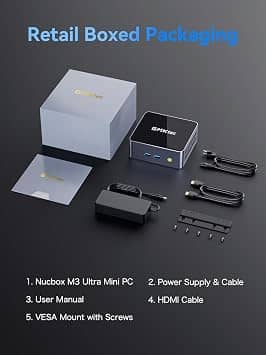 GMKtec M3 Ultra Computers New