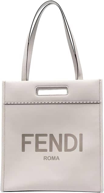 Fendi Roma Tote Women's bags Large Dove Grey Calf Leather New
