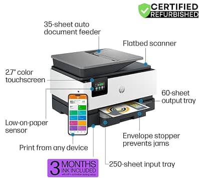 HP CRTE99HPOJ9125E Printers Refurbished - Excellent