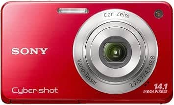 Sony DSC W560 Digital Cameras Black New Body Only