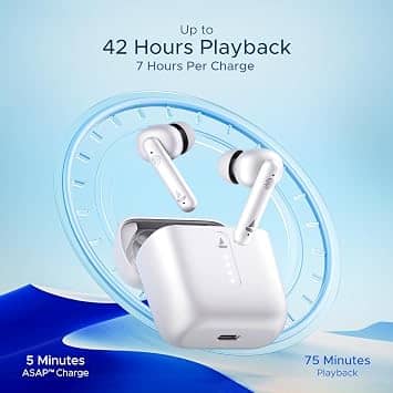 boAt Airdopes 141 Headphones & Earbuds Cider Cyan New