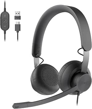 Logitech Zone 750 Headphones & Earbuds Gray New