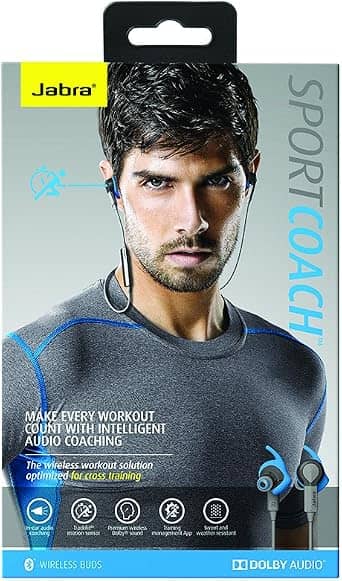 Jabra Coach Headphones & Earbuds Blue New