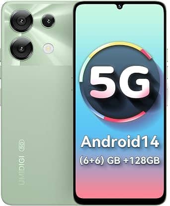 UMIDIGI G9 5G Cell Phones Green 128GB Unlocked New