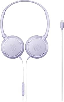 Audio-Technica ATH-S120C-LV Headphones & Earbuds Purple New