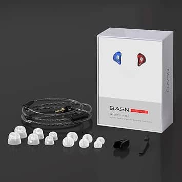 BASN MC100 Headphones & Earbuds Blue New