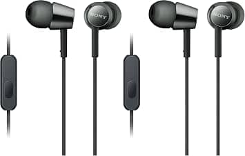 Sony MDR-EX155AP Headphones & Earbuds Black New