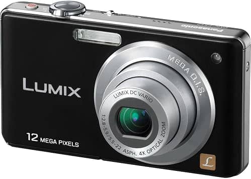 Panasonic LUMIX FS12 Digital Cameras Black New Body Only