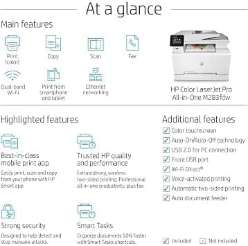 HP LJP M283fdw Printers New