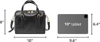 Fossil Carlie Top Handle Women's bags Brown Canvas New