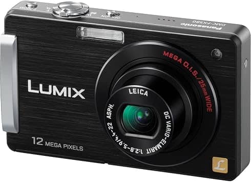 Panasonic DMC FX580 Digital Cameras Black New Body Only