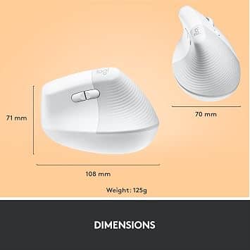 Logitech Lift Vertical Ergonomic Mice pink New
