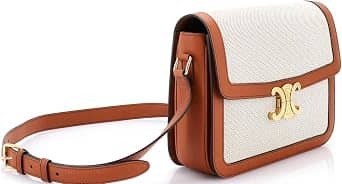 Celine Triomphe Shoulder Bag Women's bags Micro Brown Coated Canvas New