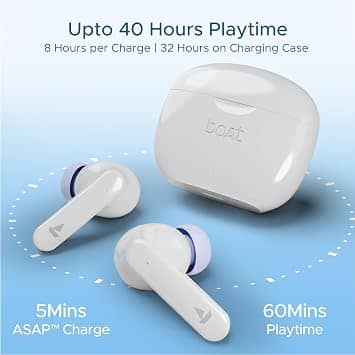 boAt Airdopes 120 Headphones & Earbuds White New