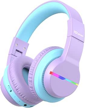 iClever BTH12-Purple Headphones & Earbuds New
