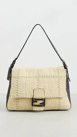Fendi Mamma Baguette Tote Women's bags Medium White Nappa Leather New