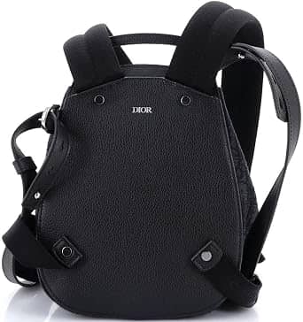 Dior Saddle Backpack Women's bags Unspecified Canvas Black New
