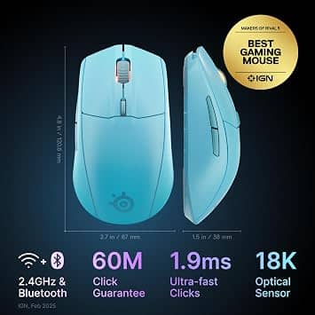 SteelSeries Rival 3 Mice Wireless Black New