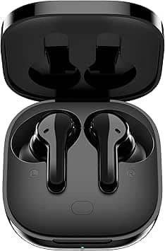 QCY T13 Headphones & Earbuds Black New
