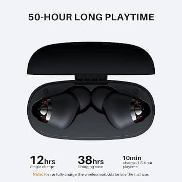 Tribit Flybuds C1 Headphones & Earbuds Black New