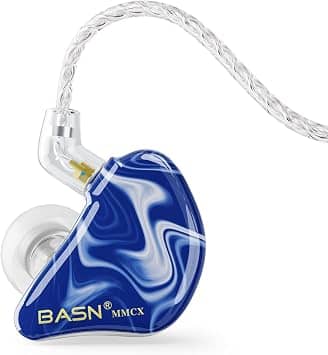 BASN Bunique-Blue Headphones & Earbuds New