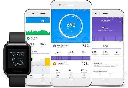 Amazfit W1608US1N Smartwatches Black 45mm New