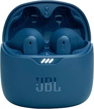 JBL Tune Flex Headphones & Earbuds Blue New