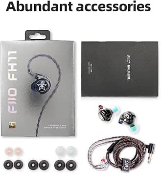 FiiO FH11 Headphones & Earbuds Black New