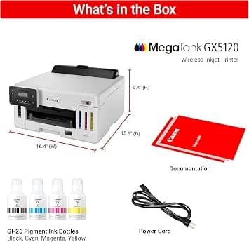 Canon MegaTank GX5120 Printers New