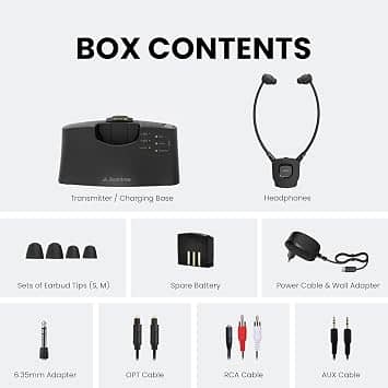 Avantree HT381 Headphones & Earbuds Black New