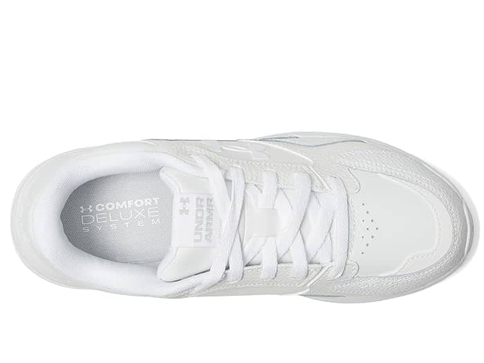 Under Armour Edge Leather Sneaker White Full Size Run New