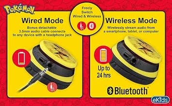 eKids PK-B50PIv0 Headphones & Earbuds Yellow New
