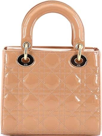 Dior Lady Dior Top Handle Women's bags Unspecified Black Leather New