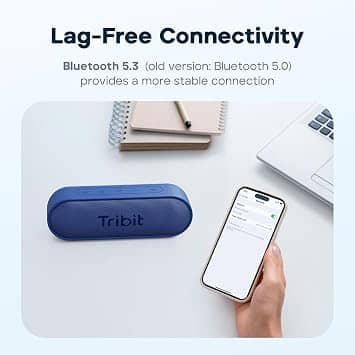 Tribit XSound Go Portable Bluetooth Speakers Black New
