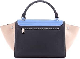 Celine Trapeze Top Handle Women's bags Small Green Leather New