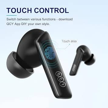 QCY HT05 Headphones & Earbuds Black New
