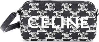 Celine Triomphe Crossbody Women's bags Unspecified Black Coated Canvas New