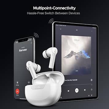 boAt Airdopes 300 Headphones & Earbuds White New