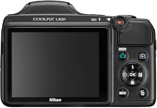 Nikon COOLPIX L820 Digital Cameras Black New Body Only