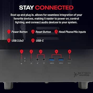 Skytech Gaming ST-AZURE3-1562-B-AM Computers New