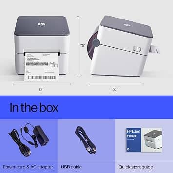 HP DPI Direct Thermal Label Printer with Ethernet Connection Printers New