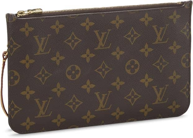Louis Vuitton Neverfull Pouch Women's bags MM Yellow Monogram Canvas New