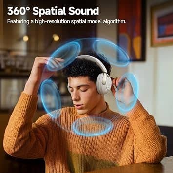QCY H3 PRO Headphones & Earbuds White New