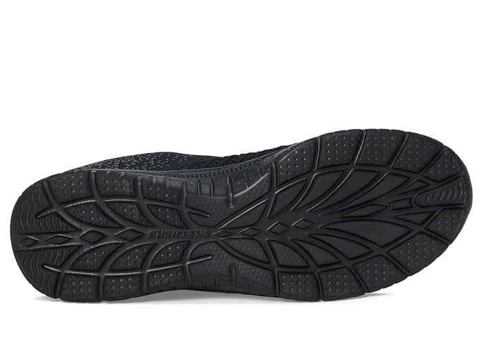 Skechers Virtue Sneaker Black Full Size Run New